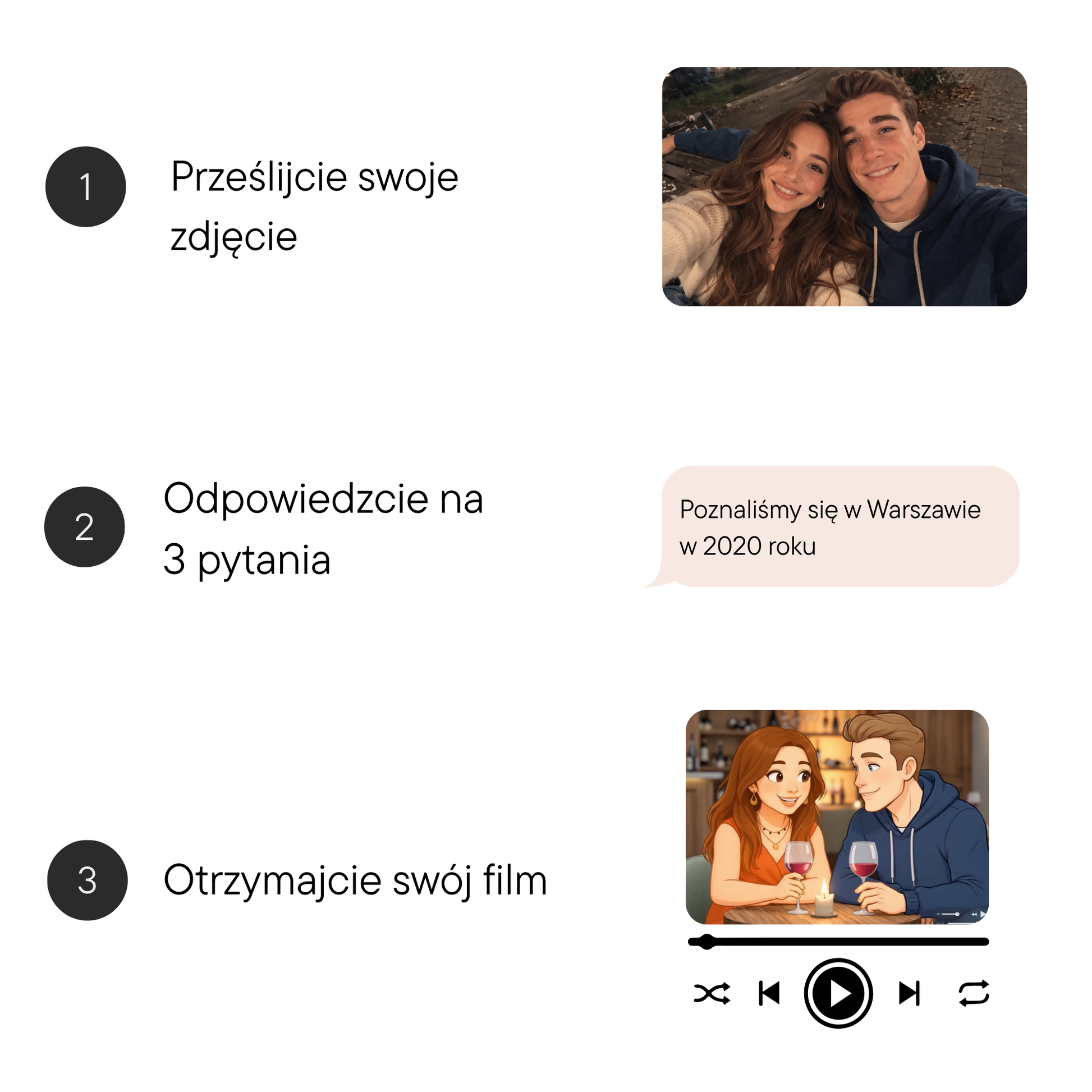 Tu historia de amor en video